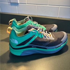 The North Face Men’s VECTIV Athletic Shoes - Black, Green, and Orange